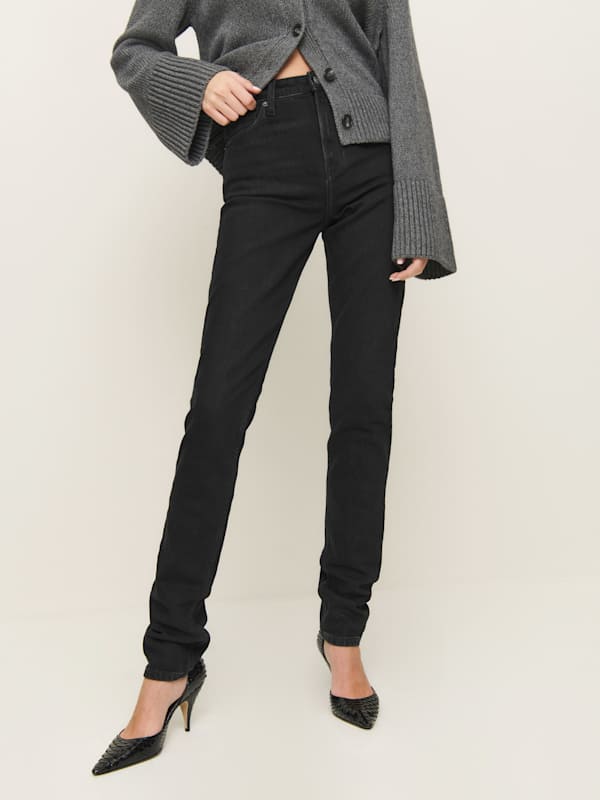 Etta Stretch High Rise Stacked Slim Jeans - Vana